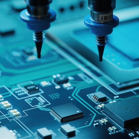 Precision tools over a circuit board