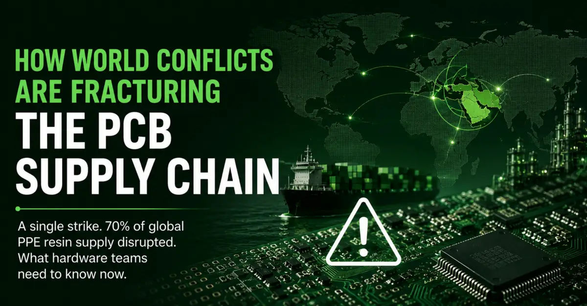PCB Supply Chain World Conflicts